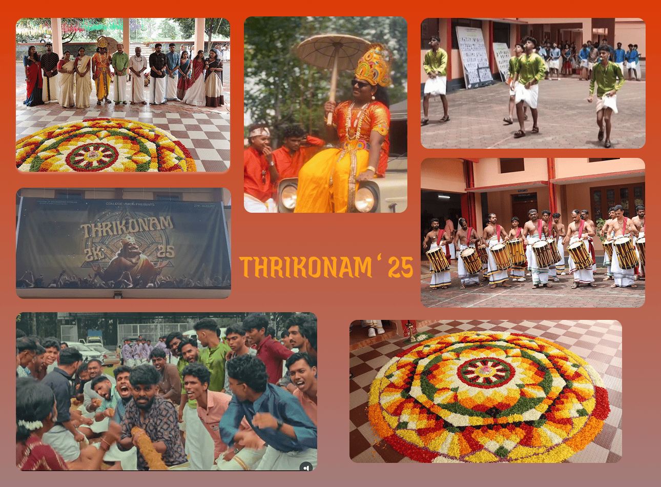 College Onam Celebration THRIKONAM'25